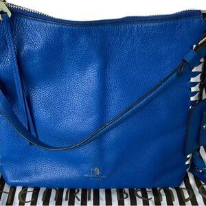 Henri Bendel Vibrant Blue Convertible Hobo Bag